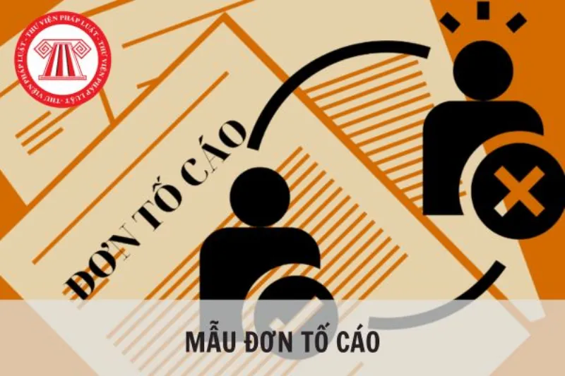 Mẫu đơn tố cáo