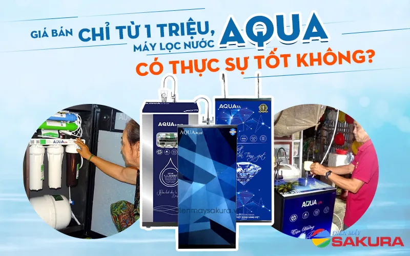 Giá máy lọc nước Aqua rẻ