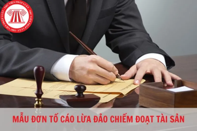 Mẫu đơn tố cáo lừa đảo