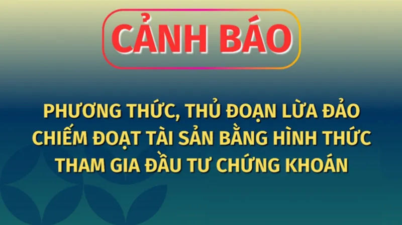 ứng dụng chứng khoán lừa đảo